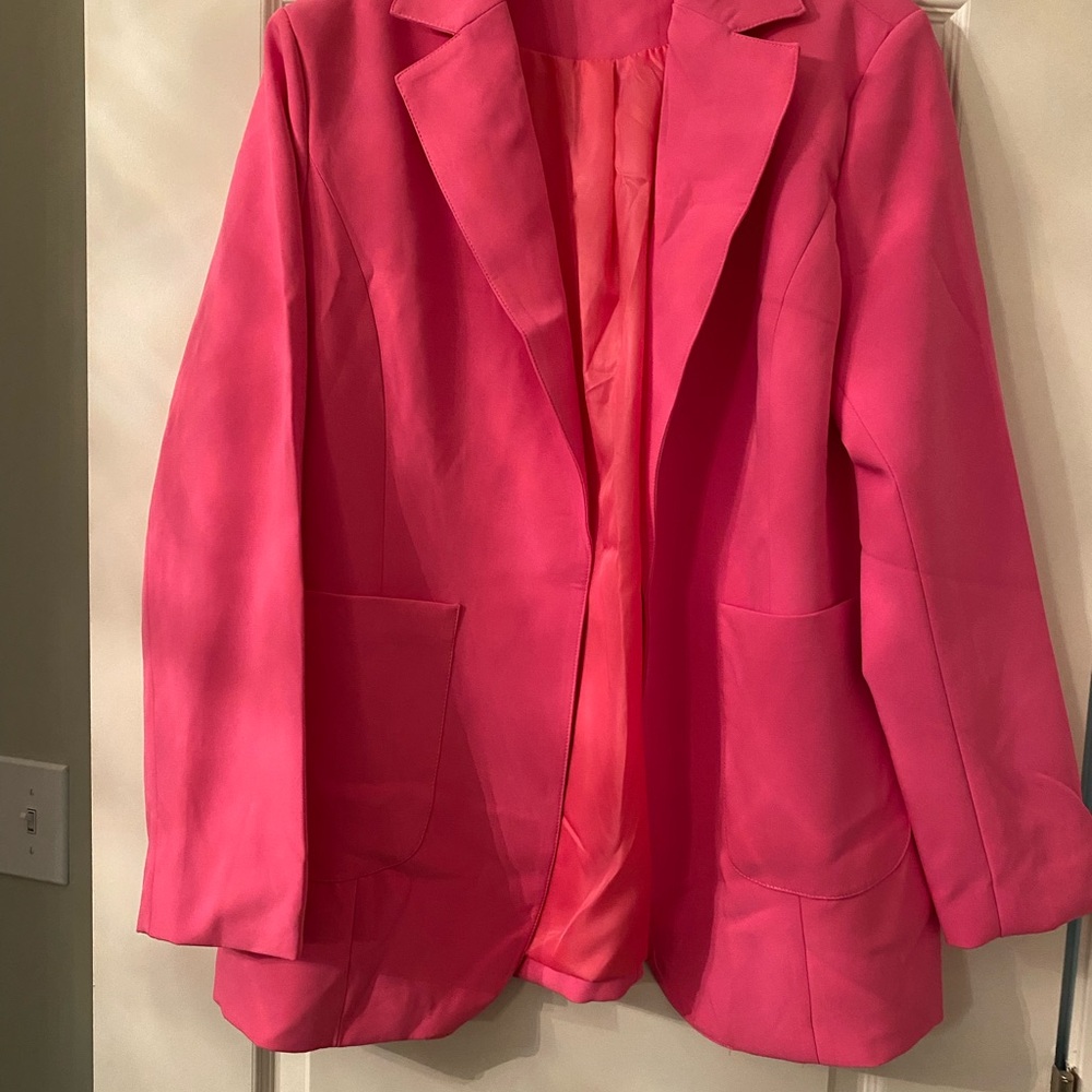 Macy's Vibrant Pink Women's Blazer